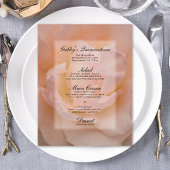 Roze Rose Quinceañera Menu