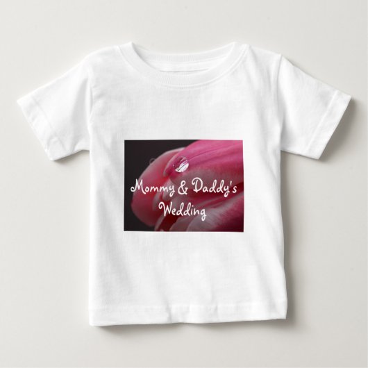 Roze Rose Raindrop Wedding (Voorkant)