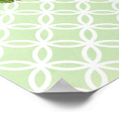 Roze Rose Retro Art Poster (Hoek)