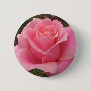 Roze Rose Ronde Button 5,7 Cm