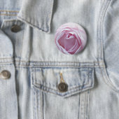 Roze Rose Ronde Button 5,7 Cm (In situ)