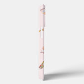 Roze rosé roos waterverf flesje Case-Mate iPhone case (Achterkant / Rechts)