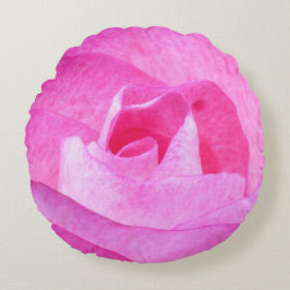 Roze Rose Round Pillow Rond Kussen