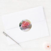 Roze Rose Save The Date Sticker (Envelop)
