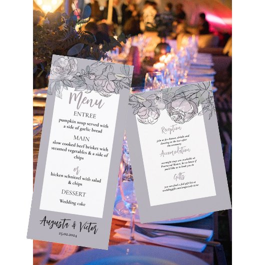 Roze Rose Script Elegante bruiloft uitnodiging