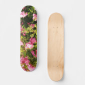 Roze Rose Secret Garden Persoonlijk Skateboard (Voorkant)