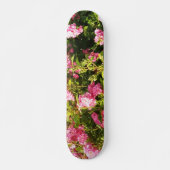 Roze Rose Secret Garden Persoonlijk Skateboard (Voorkant)