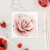 Roze Rose Servet (Insitu)