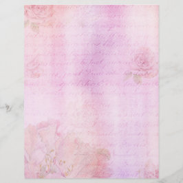 Roze Rose Shabby Chic Scrapbook Ephemera