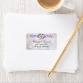 Roze Rose | Silver Bokeh Wedding Etiket (Insitu)