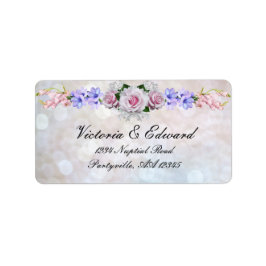 Roze Rose | Silver Bokeh Wedding Etiket