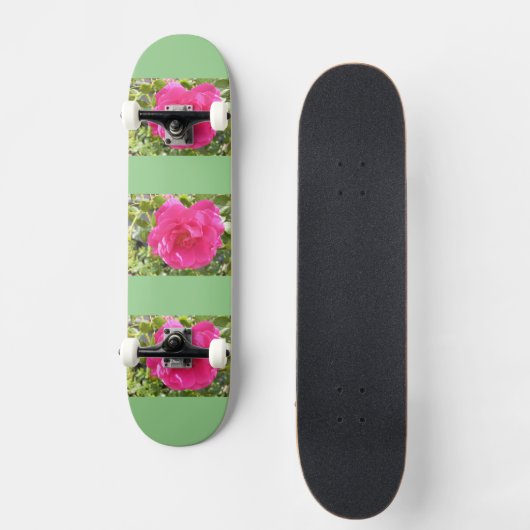 Roze Rose Skateboard (Voorkant)