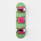 Roze Rose Skateboard (Voorkant)