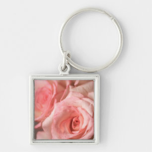 Roze Rose Sleutelhanger