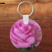 Roze Rose Sleutelhanger (Voorkant)