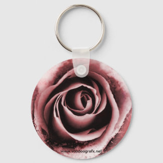 Roze Rose Sleutelhanger