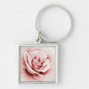 Roze Rose Sleutelhanger