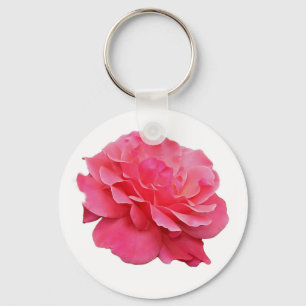 Roze Rose Sleutelhanger