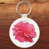 Roze Rose Sleutelhanger (Voorkant)