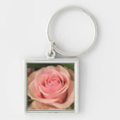 Roze Rose Sleutelhanger (Voorkant)