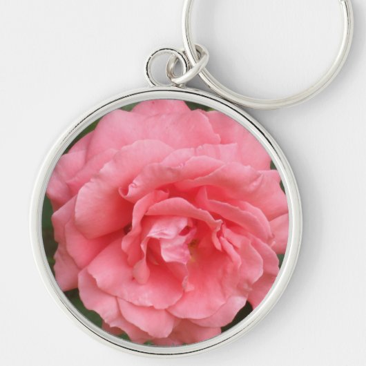  Roze Rose Sleutelhanger (Voorkant)
