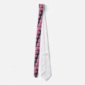 Roze Rose Stropdas (Achterkant)