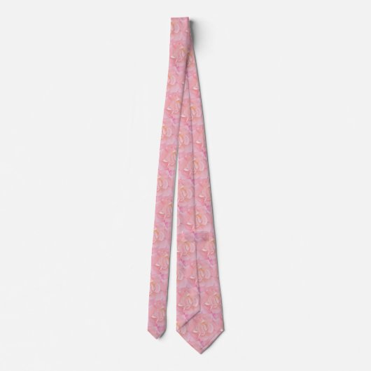 Roze Rose Stropdas (Achterkant)