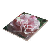 Roze Rose Tegeltje (Zijkant)