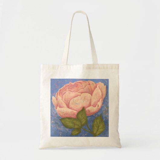 Roze Rose Tote Bag (Voorkant)