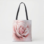 Roze Rose Tote Bag (Voorkant)