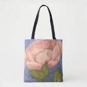 Roze Rose Tote Bag (Voorkant)