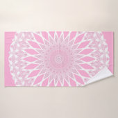 Roze Rose Tristyns Mandala Badhanddoek (Badhanddoek)
