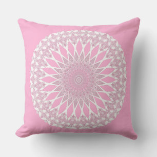 Roze Rose Tristyns Mandala Kussen