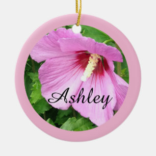 Roze Rose van Sharon Foto gepersonaliseerd Keramisch Ornament