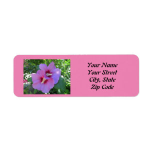 Roze Rose van Sharon Photo Return Address Labels