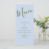Roze Rose Vintage Wedding Menu (Staand voorkant)