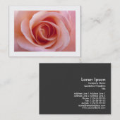 Roze Rose Visitekaartje (Voorkant / Achterkant)