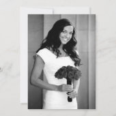 Roze Rose Vrijgezellenfeest Dank u wel fotokaarten Bedankkaart (Achterkant)