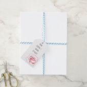 ROZE ROSE VRIJGEZELLENFEEST Gift Labels Cadeaulabel (Met Touw)