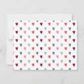 Roze Rose Vrijgezellenfeest - Hartelijk dank Kaart (Achterkant)