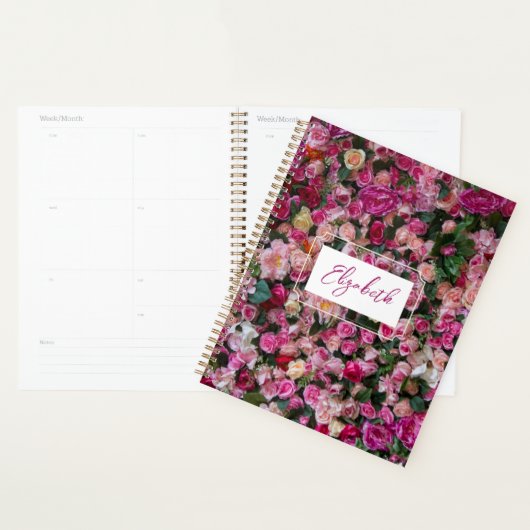 Roze Rose Wall Weekly Planner (Display)