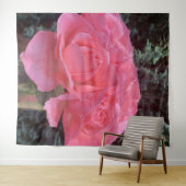Roze Rose Wandkleed (In Situ (horizontaal))