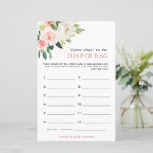 Roze Rose Wat is er in de luier tas douche spel (Staand voorkant)