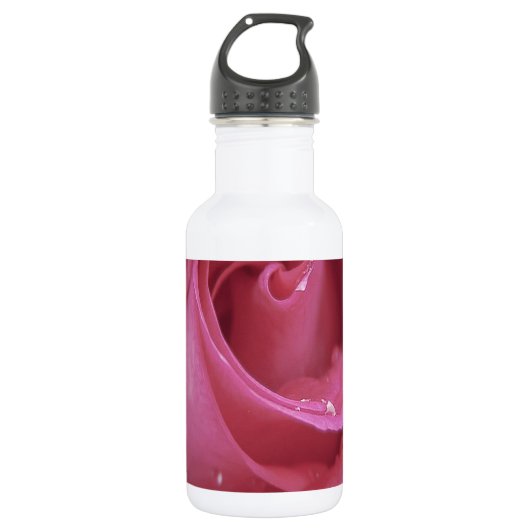 Roze Rose Waterfles (Voorkant)