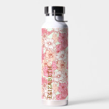 Roze Rose Waterfles - Sip , blijf gehydrateerd