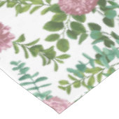 Roze Rose Wedding Floral Pastel Spring Tafelkleed (Gekanteld)