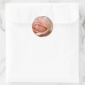 Roze Rose Wedding Invitation Seal Ronde Sticker (Tas)