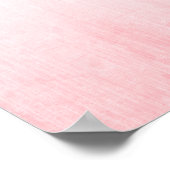 Roze Rose Wedding Table Plan blanco Poster (Hoek)