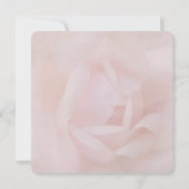 Roze Rose Wedding Vow Renewal Kaart (Achterkant)