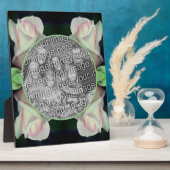 Roze Rosebud Bloem Voeg je eigen foto toe Fotoplaat (Zijkant)